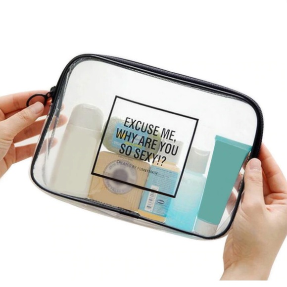 Clear Makeup Bag NWT! - Picture 4 of 4